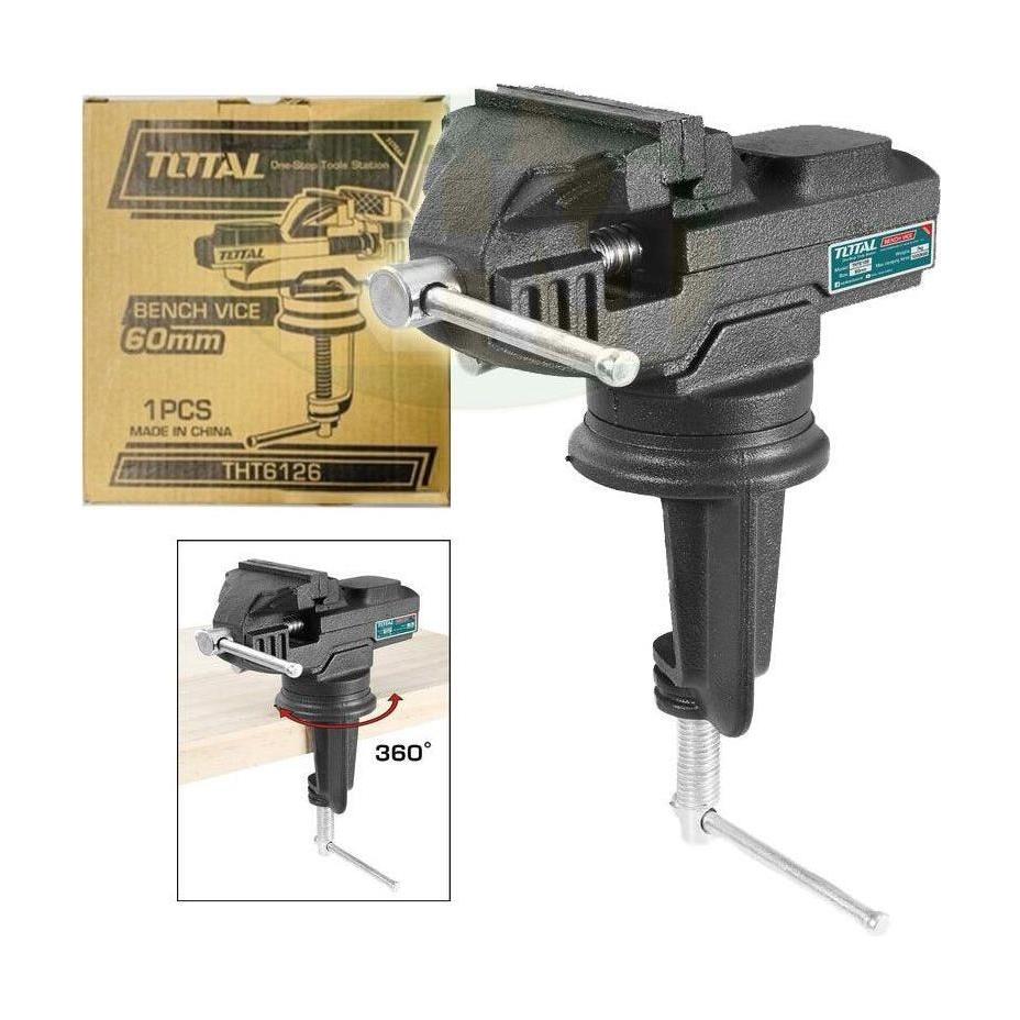Total THT6126 Table Bench Vise 60mm | ToolsSavvy.ph