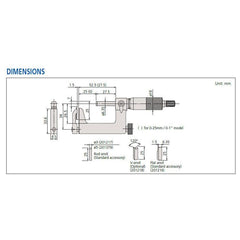 Mitutoyo "Uni-Mike" Uni Micrometer, Series 117, (interchangeable anvil) | Mitutoyo by KHM Megatools Corp.