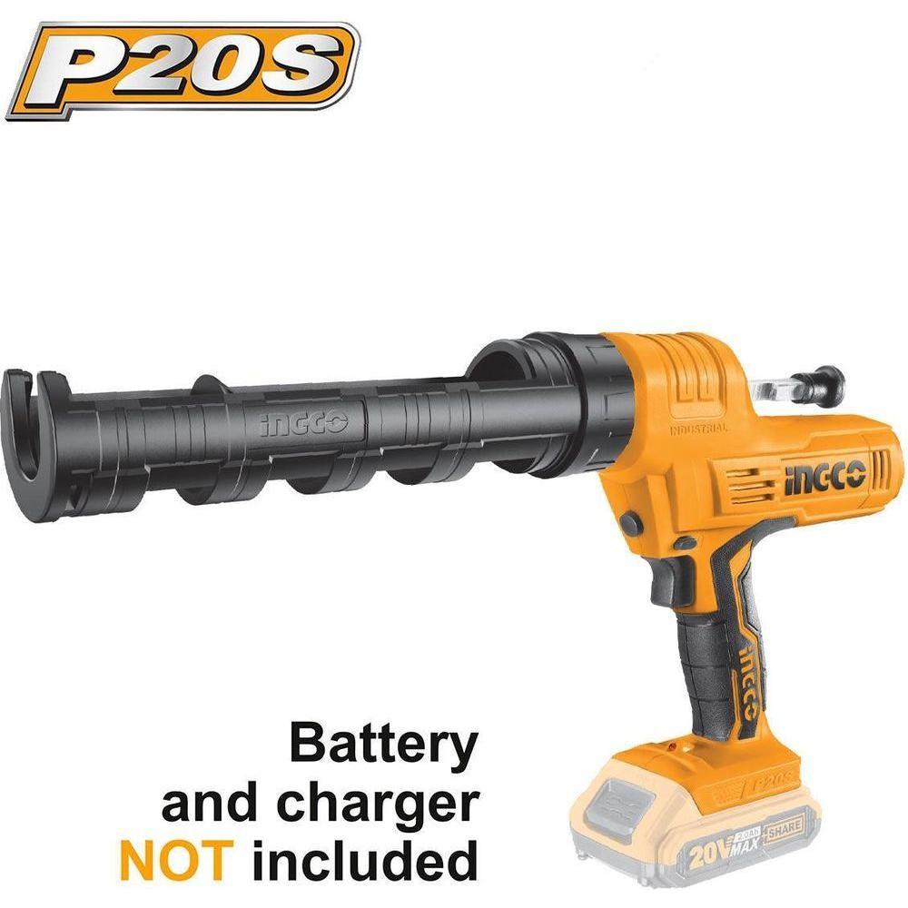 Ingco CCGLI2001 20V Cordless Li-Ion Caulking Gun 20V - KHM Megatools Corp. Main image