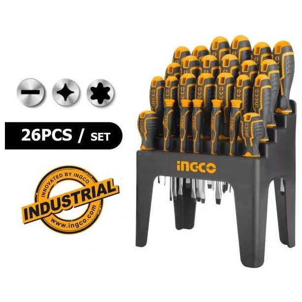 Ingco HKSD2628 26pcs Screwdriver Set - KHM Megatools Corp.