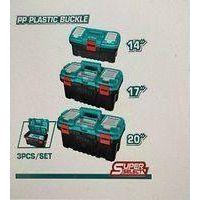 Total TPBXK0031 3 Pcs Plastic Tool Boxes Set Secondary image