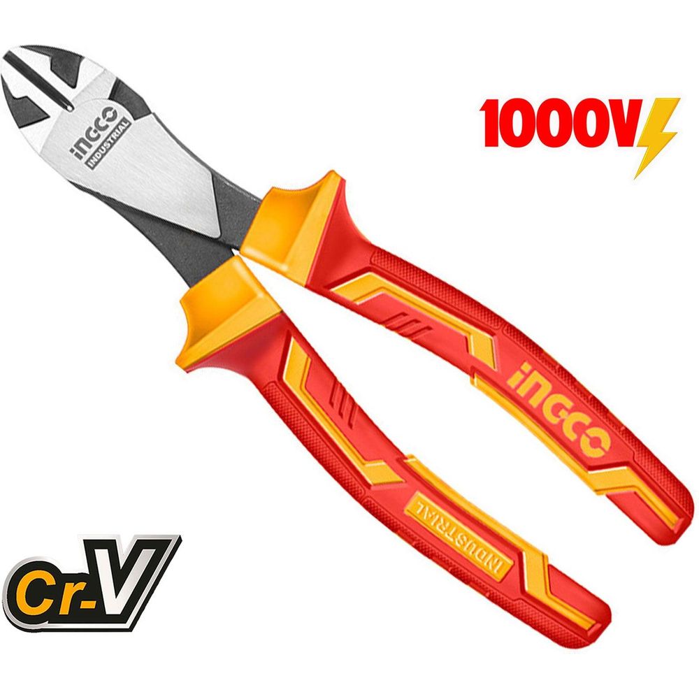 Ingco Insulated Heavy Duty Diagonal Cutting Pliers 1000V (Polish) - KHM Megatools Corp.