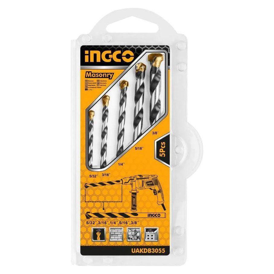 Ingco AKDB3055 5pcs Masonry Drill Bit Set - KHM Megatools Corp. Main image