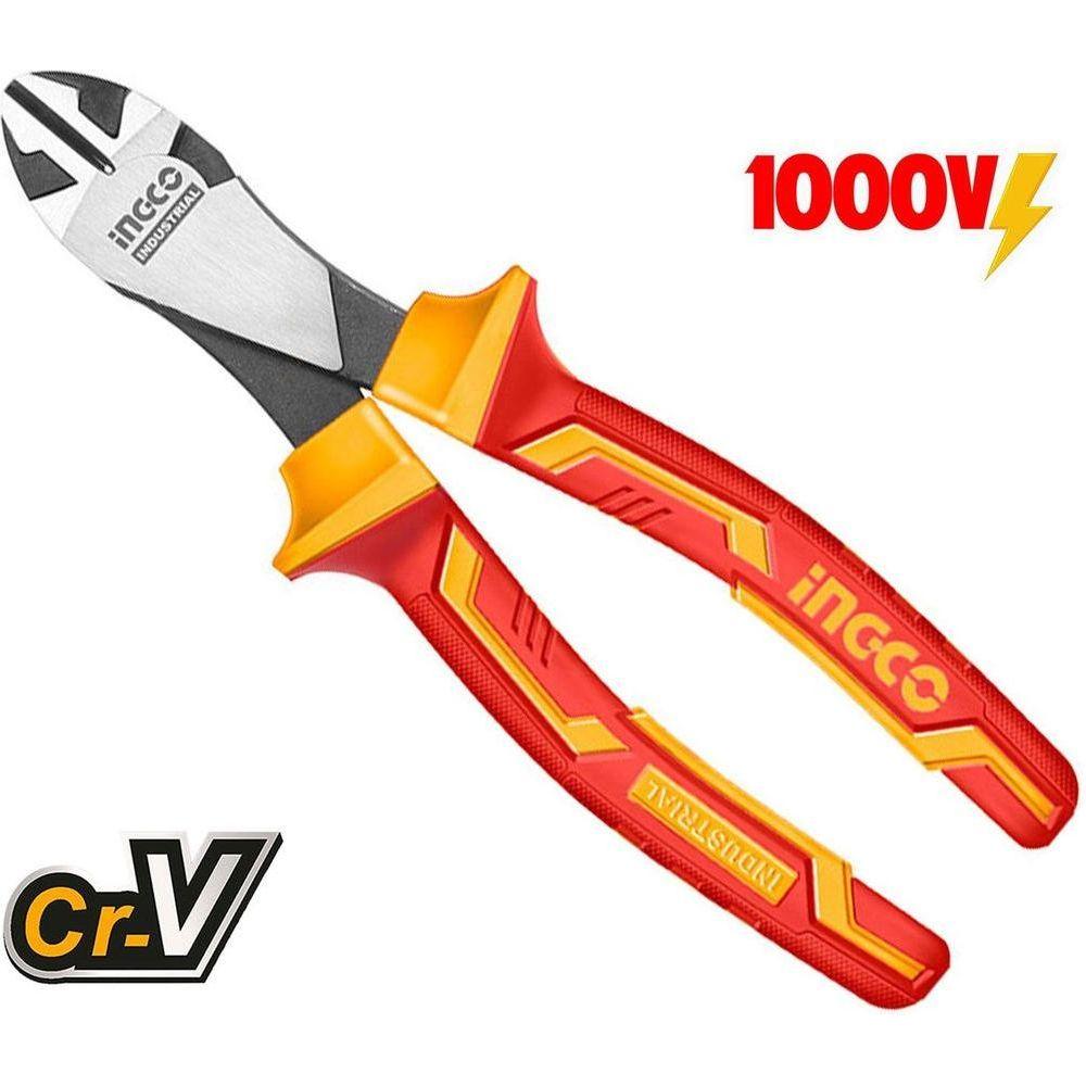 Ingco Insulated Heavy Duty Diagonal Cutting Pliers 1000V (Polish) - KHM Megatools Corp. Main image