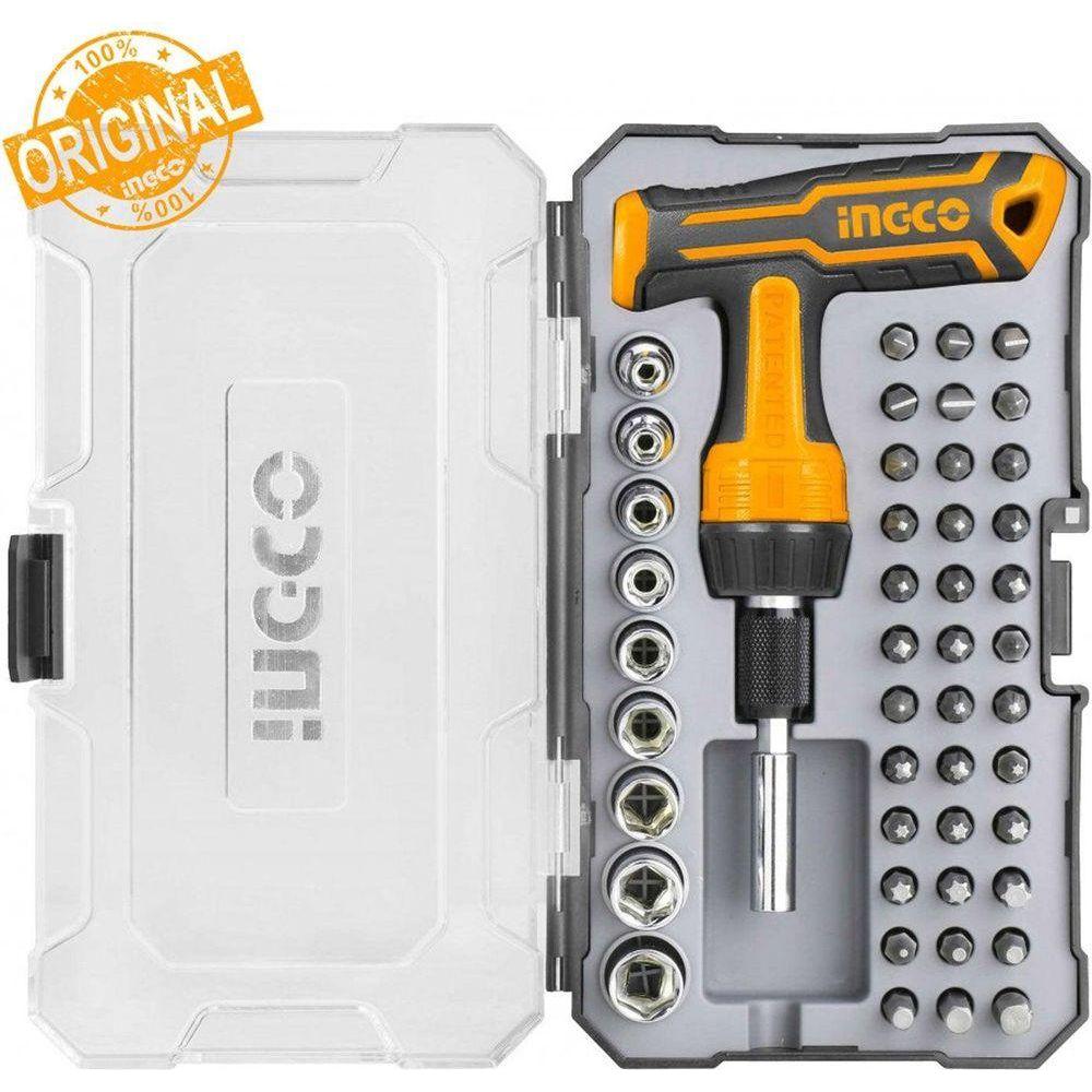 Ingco HKSDB0478 47pcs T-Handle Wrench Screwdriver Set - KHM Megatools Corp. Main image