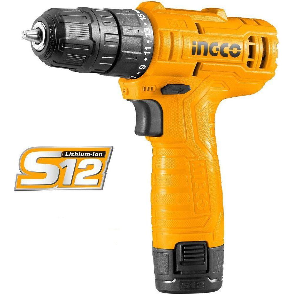 Ingco CDLI12415 20V Cordless Li-Ion Cordless Drill 12V SP - KHM Megatools Corp. Main image