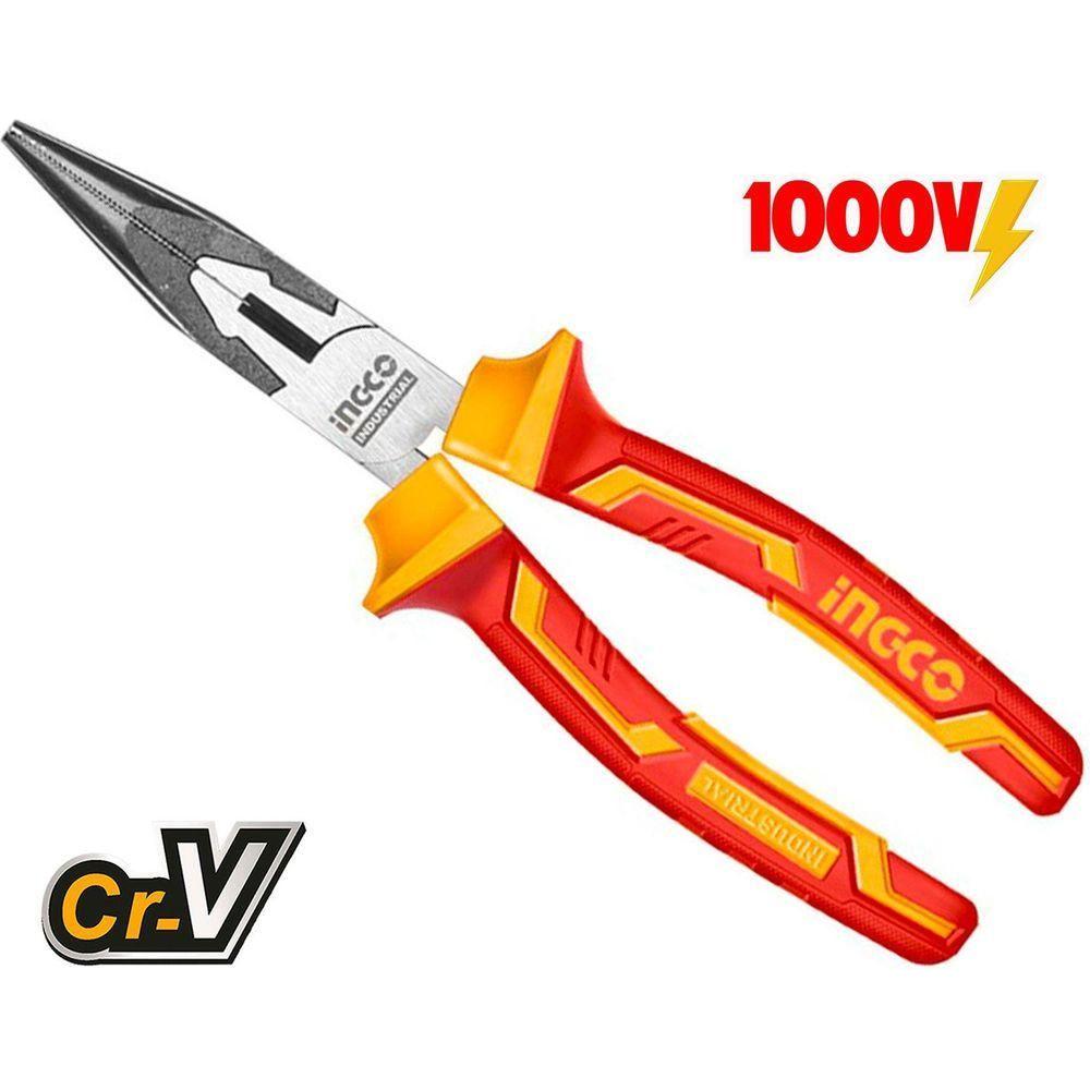 Ingco Insulated Long Nose Pliers (Polish) - KHM Megatools Corp. Main image
