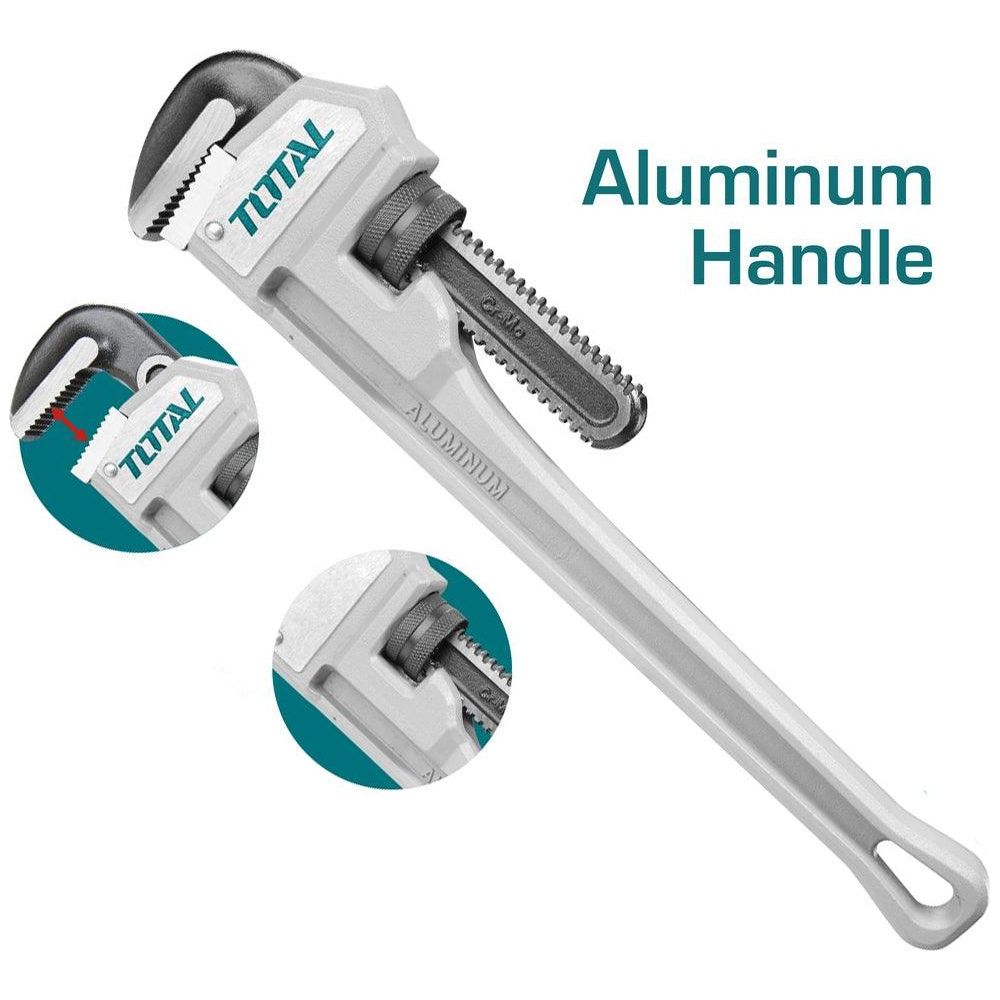 Total Pipe Wrench Aluminum Handle - KHM Megatools Corp.