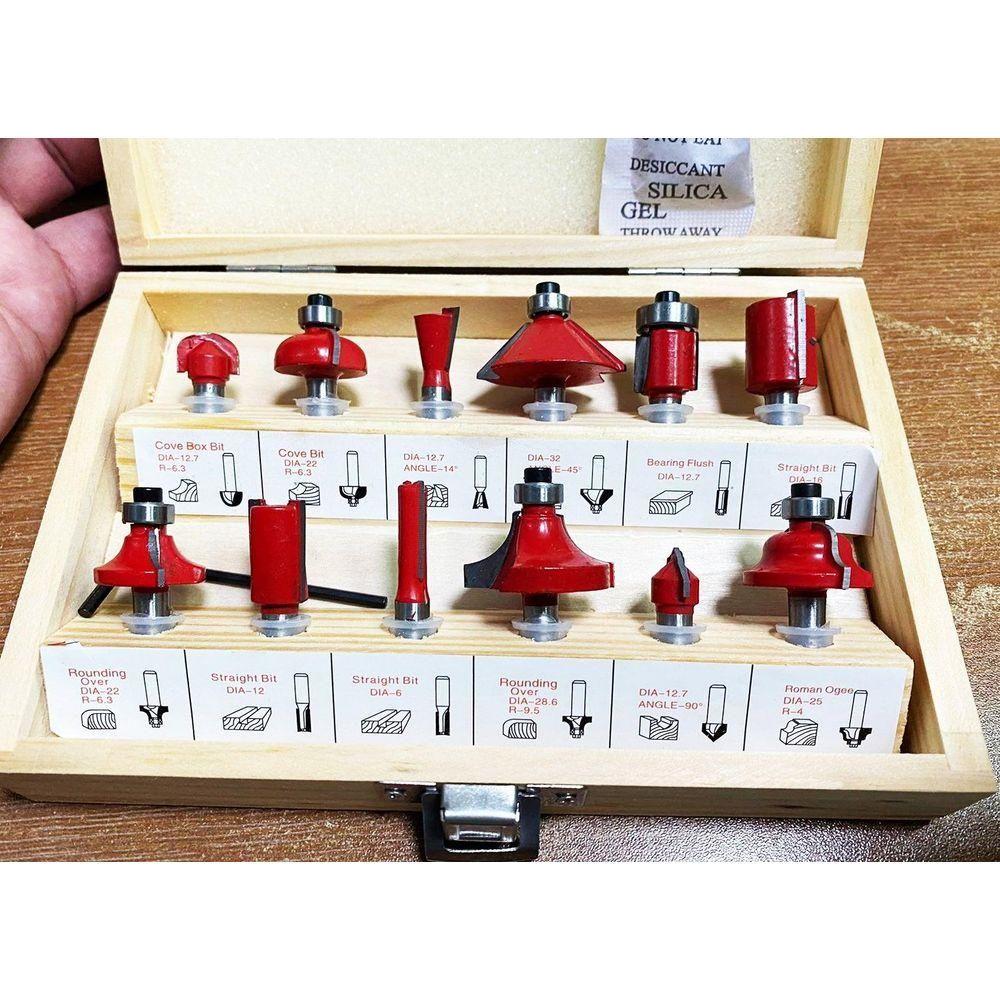 Hokage Router Bit Set (12 pcs/set) Secondary image