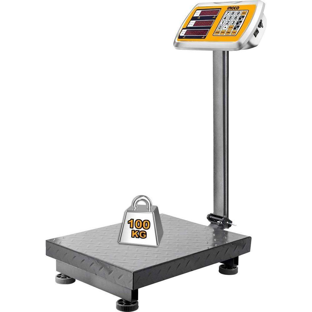 Ingco HESA31003 Electronic Weighing Scale 100kg - KHM Megatools Corp. Main image