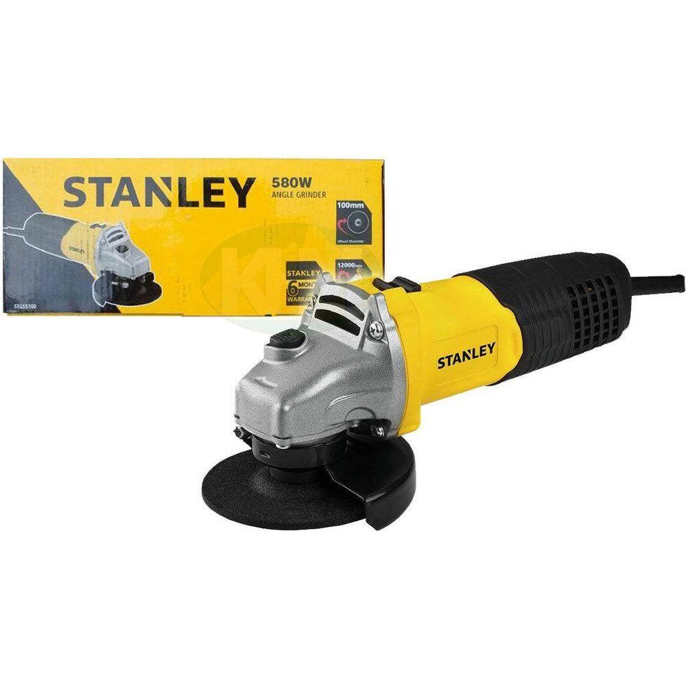 Stanley STGS 5-100 Angle Grinder 4" 580W - KHM Megatools Corp. Main image