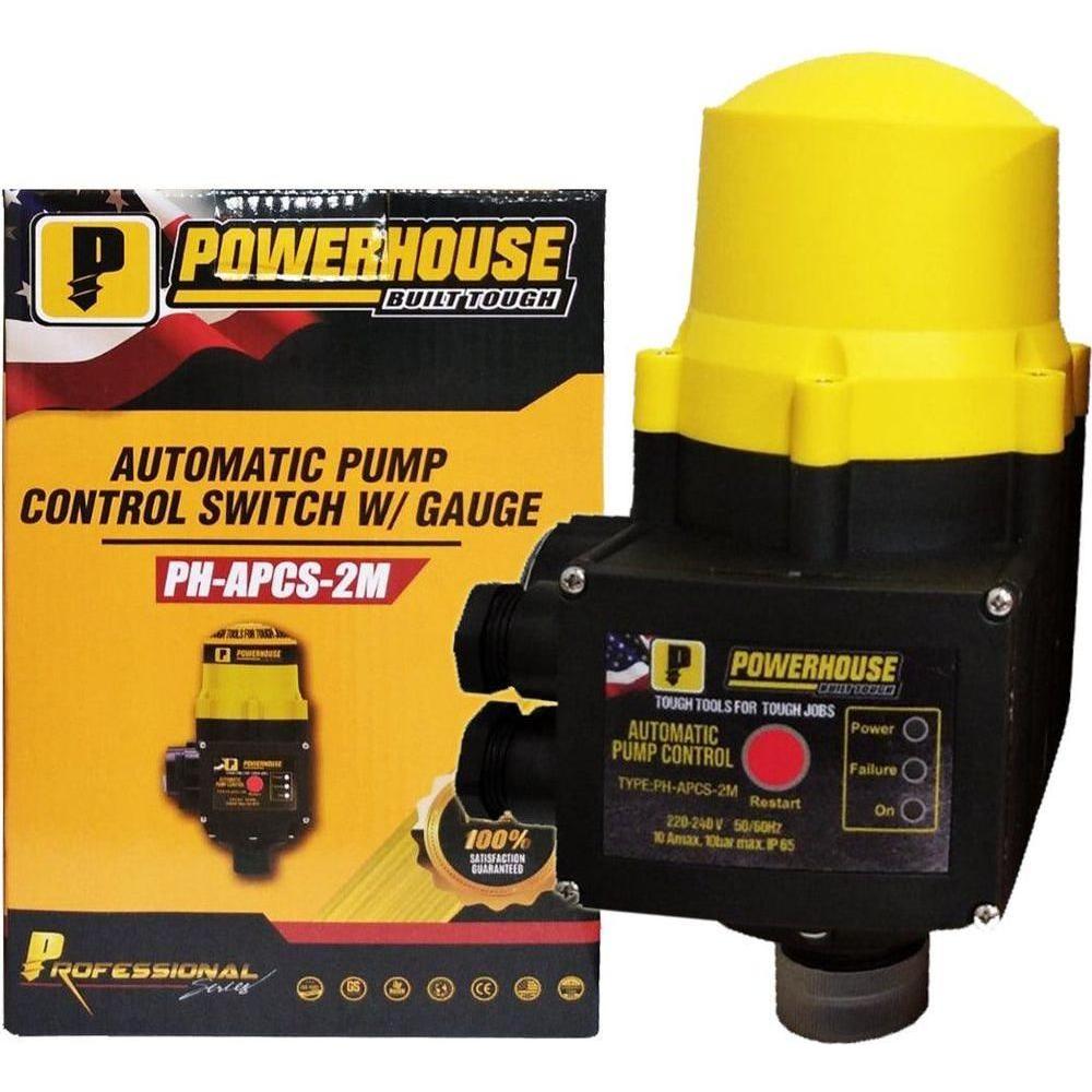 Powerhouse PH-APCS-2M Automatic Pump Control Switch with Gauge - KHM Megatools Corp. Main image