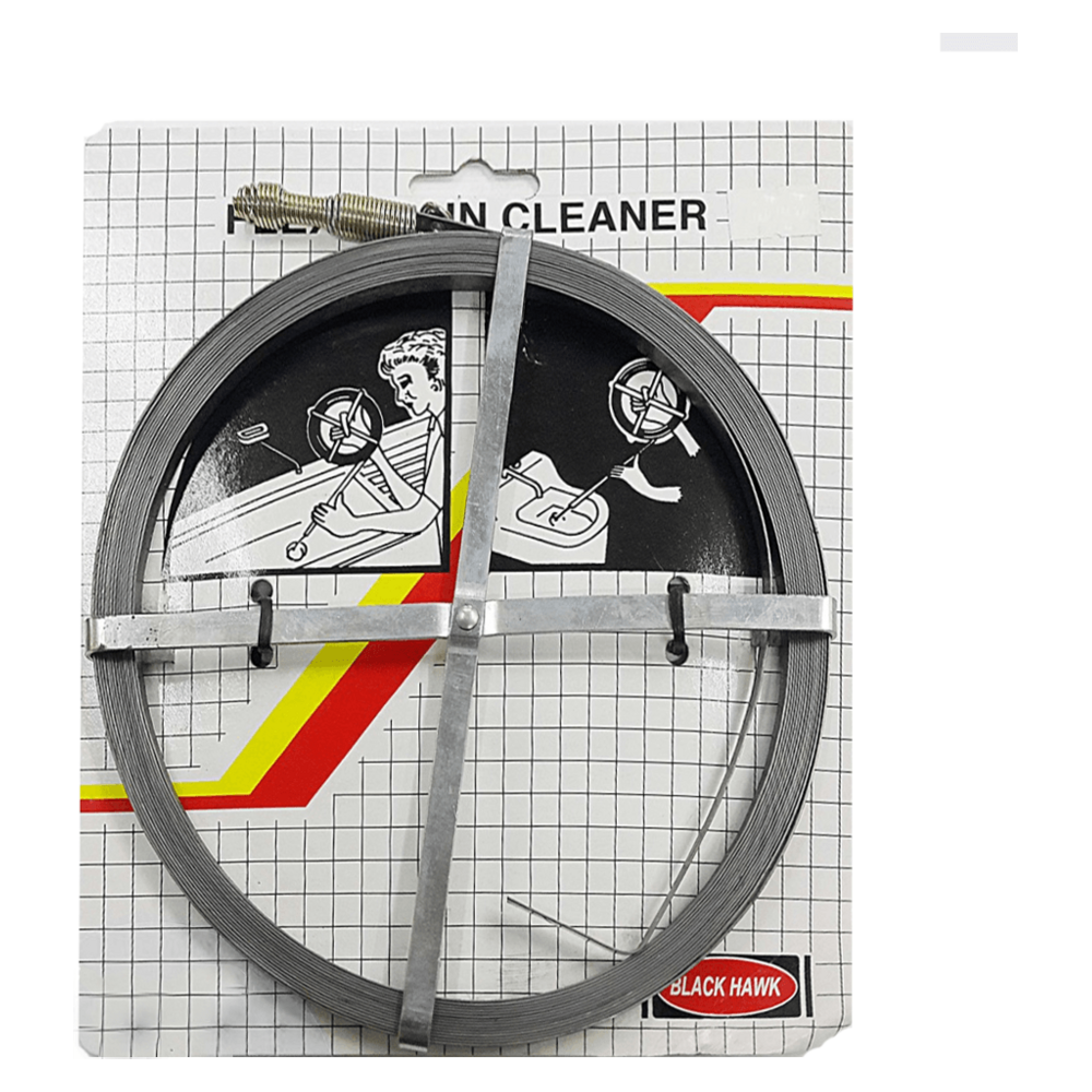 Black Hawk 2025 Flex Drain Cleaner / Drain Auger 1/4" x 25ft - KHM Megatools Corp. Main image