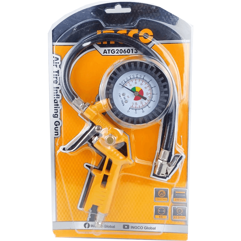 Ingco ATG206013 Pneumatic Air Tire Inflator / Inflating Gun (Nitto Type) - KHM Megatools Corp. Main image