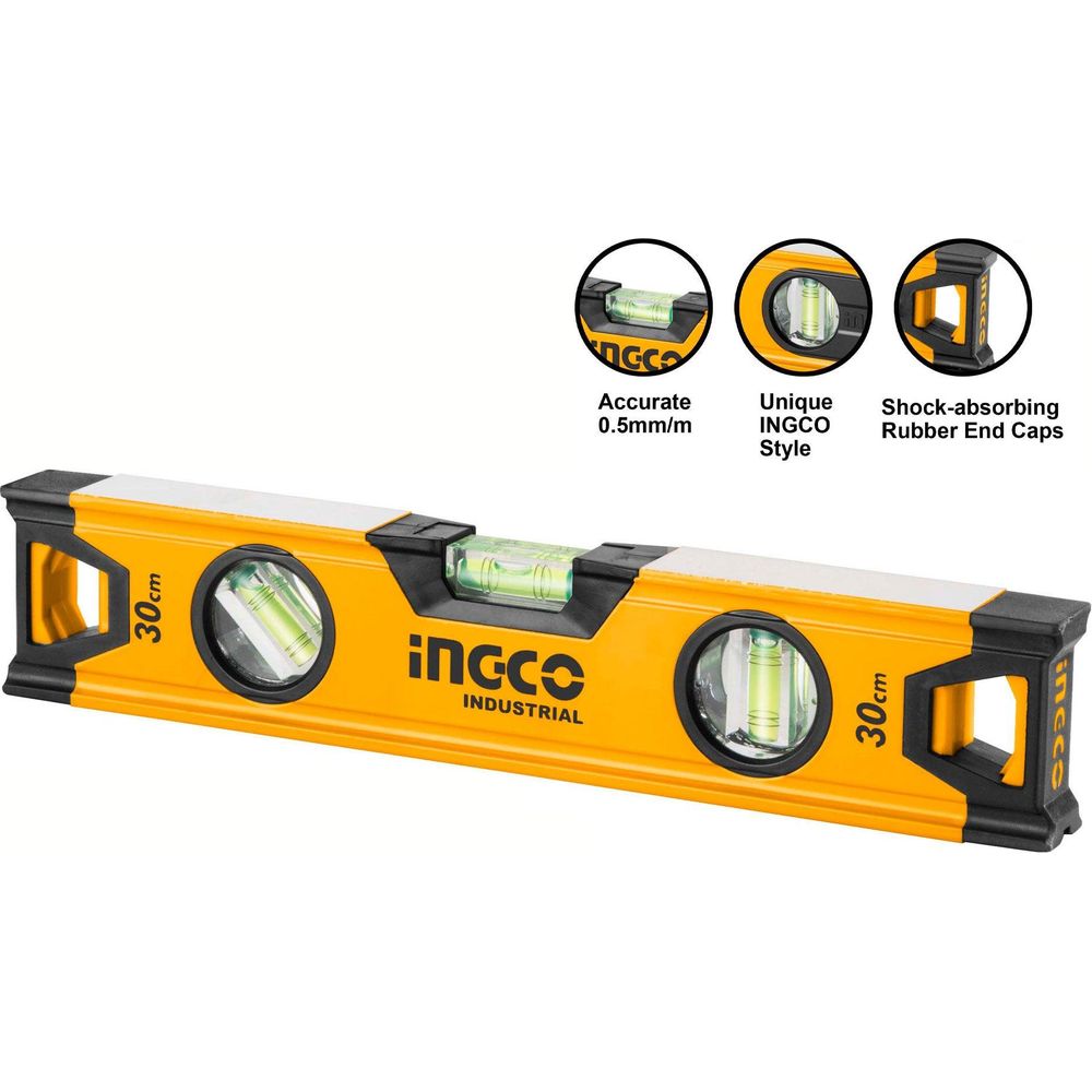 Ingco Spirit Level Bar (Non-Magnetic) [Industrial] - KHM Megatools Corp.