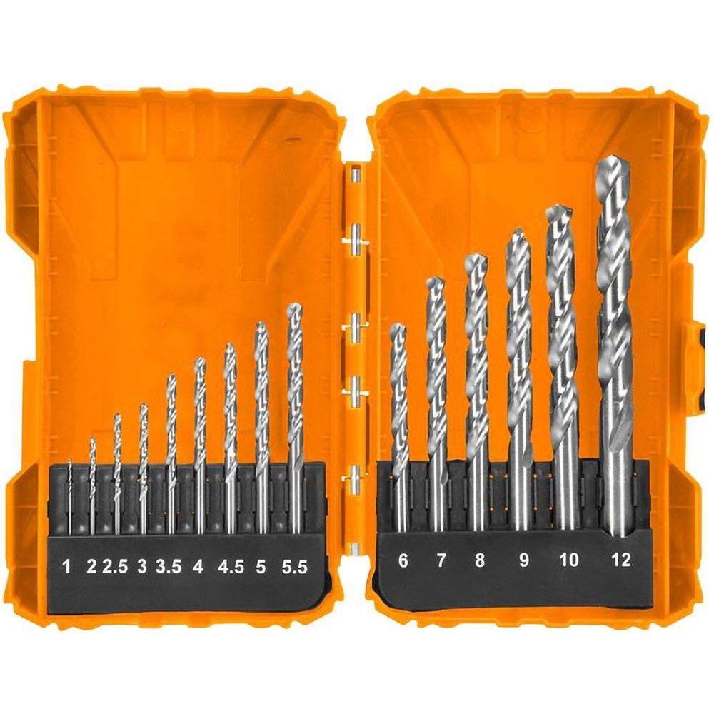 Ingco AKDL51502 15Ppcs HSS Drill Bit Set 1MM - 12MM - KHM Megatools Corp. Main image