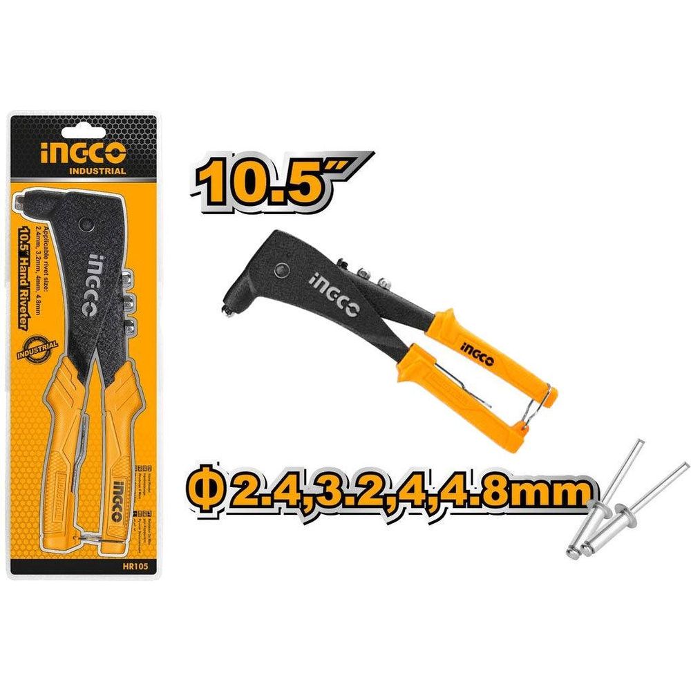 Ingco HR105 Hand Riveter 4-Nose - KHM Megatools Corp.