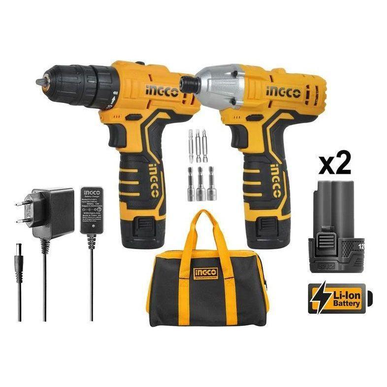 Ingco CKLI1201 12V Li-Ion Cordless Drill & Driver 12V - KHM Megatools Corp. Main image