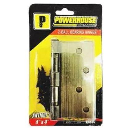 Powerhouse US5 2-Ball Bearing Hinges (Antique Brass) Secondary image