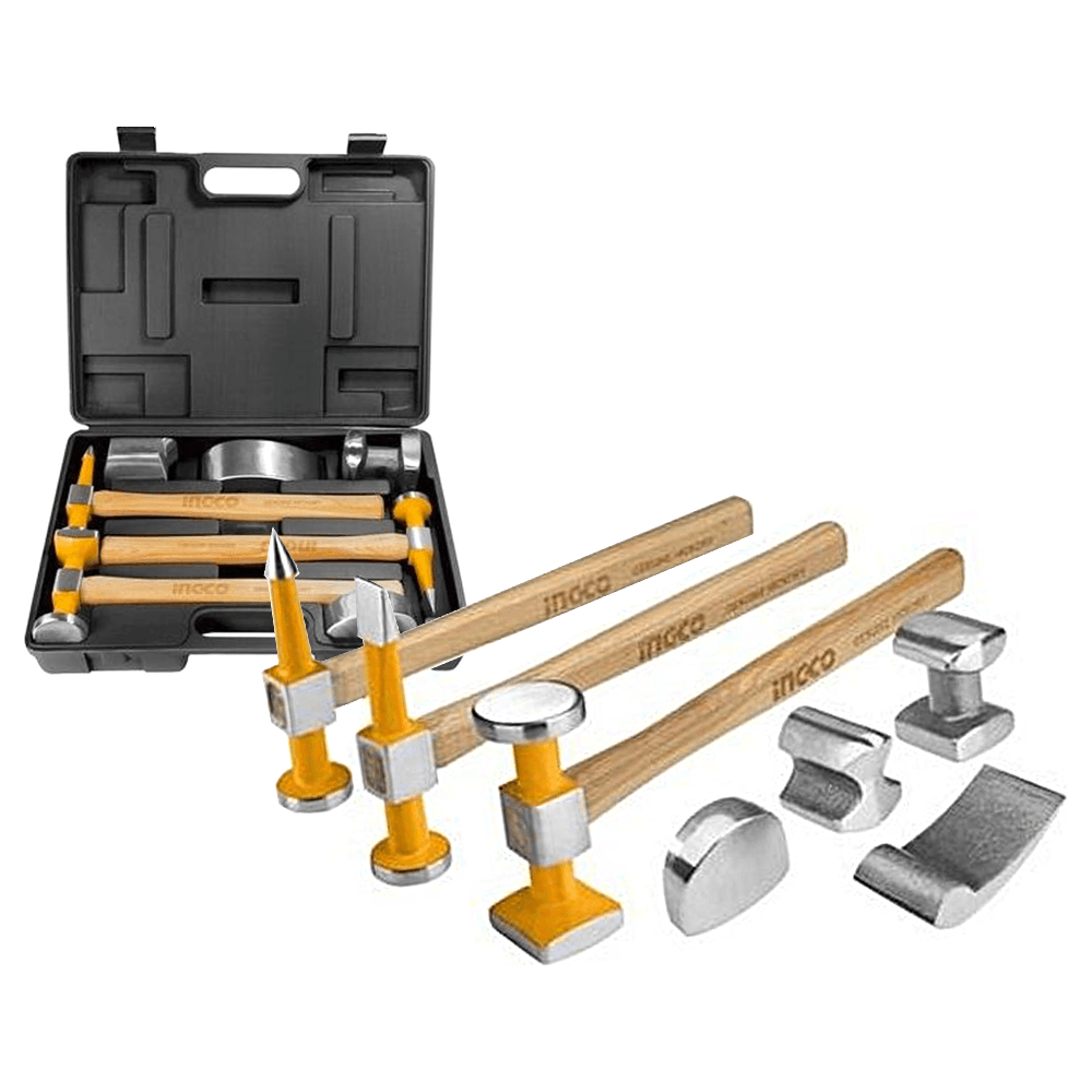 Ingco HBAFH0711 7pcs Body and Fender Hammer Set - KHM Megatools Corp.