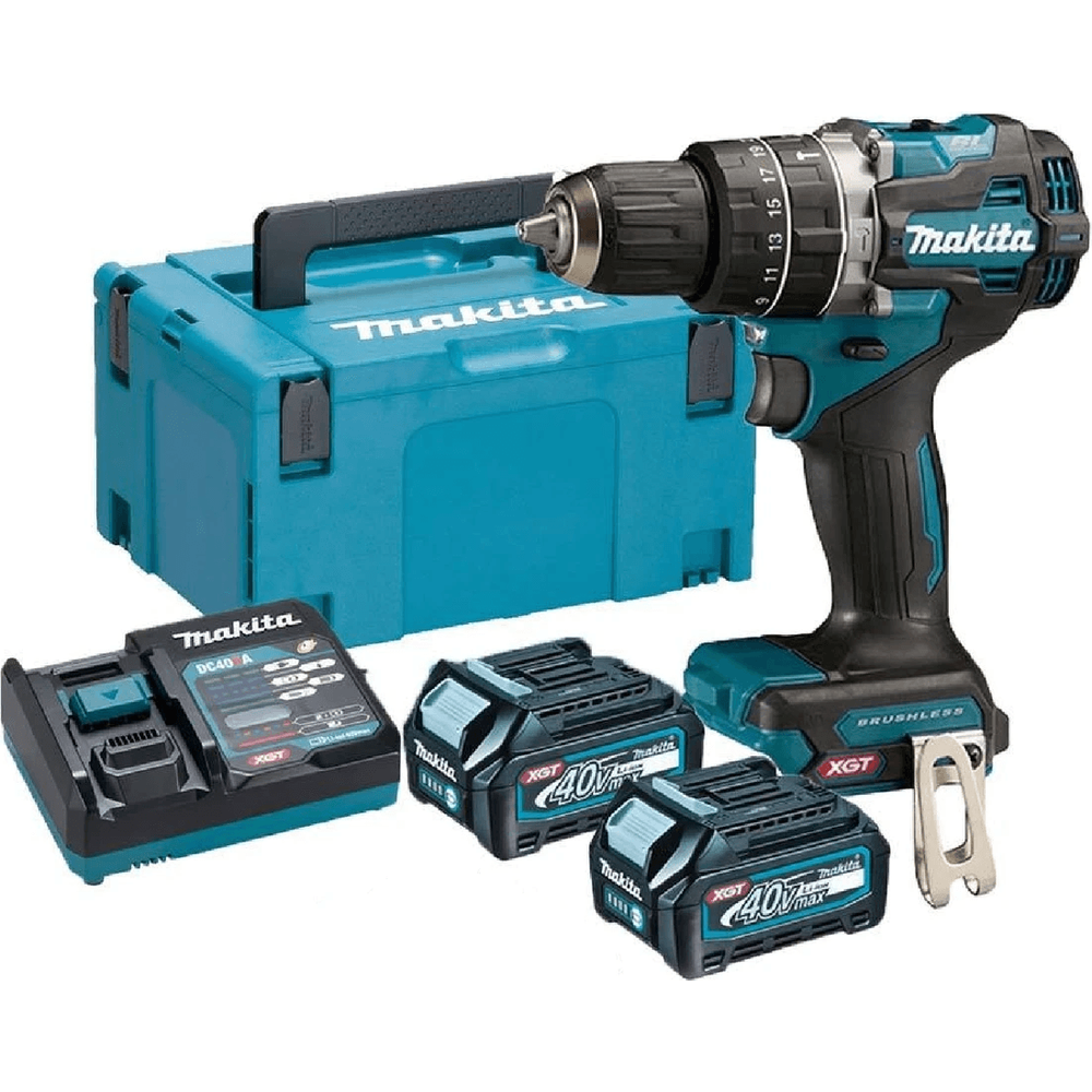 Makita HP002GA201 40V Cordless Brushless Hammer Drill (XGT-Series) | Makita by KHM Megatools Corp. Main image