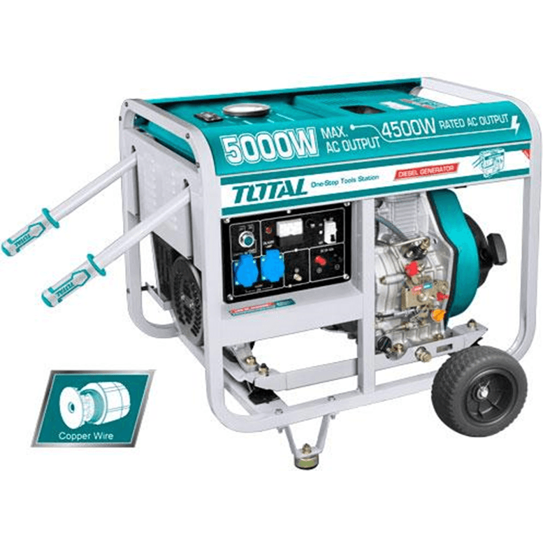 Total TP4600015P Diesel Generator 9HP 6KVA - KHM Megatools Corp. Main image