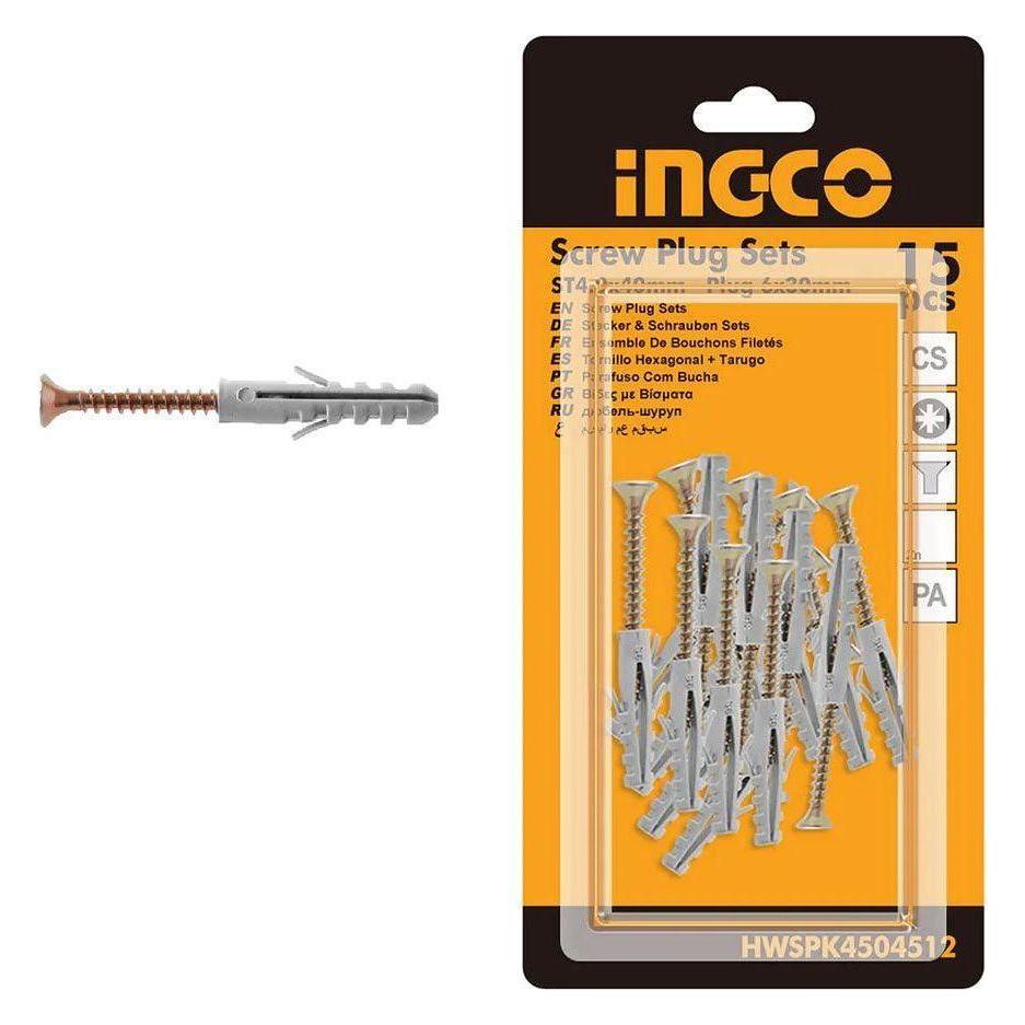 Ingco Screw Plug Sets (Tox) - KHM Megatools Corp. Main image