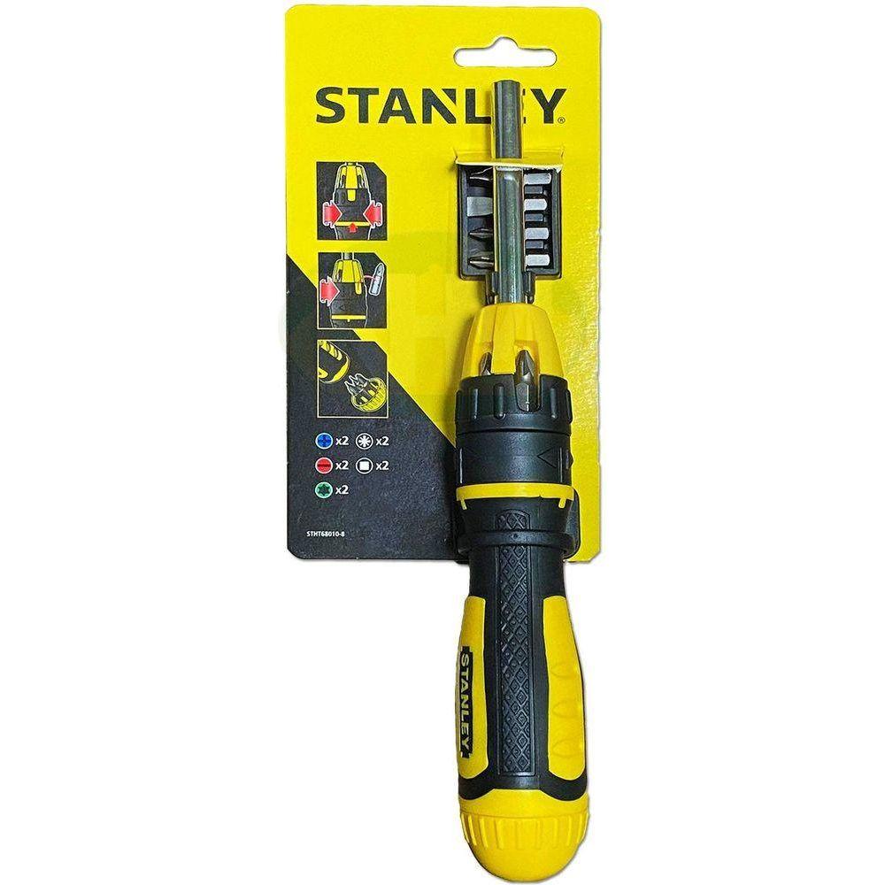 Stanley 68-010 Multibit Ratcheting Screwdriver (10 bits) Secondary image