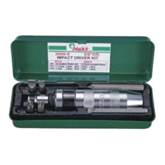 Hans 3606-8 Impact Driver Set 3/8" Drive | Hans by KHM Megatools Corp. Main image