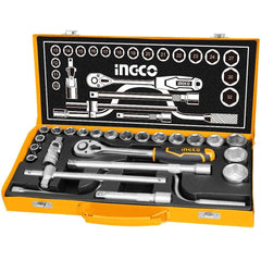 Ingco HKTS0243 24pcs Socket Wrench Set 1/2" Drive - KHM Megatools Corp.