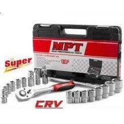 MPT MHG03001 Socket 22pcs Set 1/2 Drive - KHM Megatools Corp. Main image