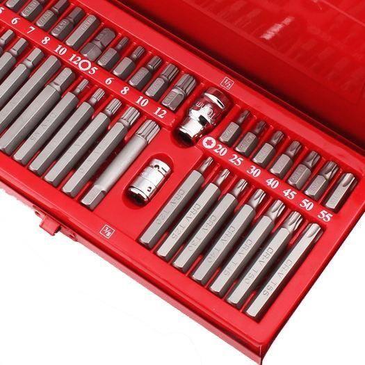 TBS-11026 40 pcs. Hexagonal Screw Bit Set (Long & Short with Socket) Secondary image