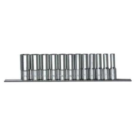 Hans 3613-2MD 3/8" Drive 13pcs Deep Socket Wrench Set 12pts | Hans by KHM Megatools Corp. Main image
