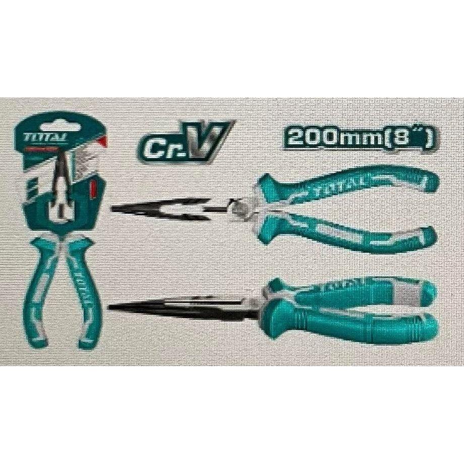 Total tht2207806 Long Nose Pliers 8" - KHM Megatools Corp. Main image