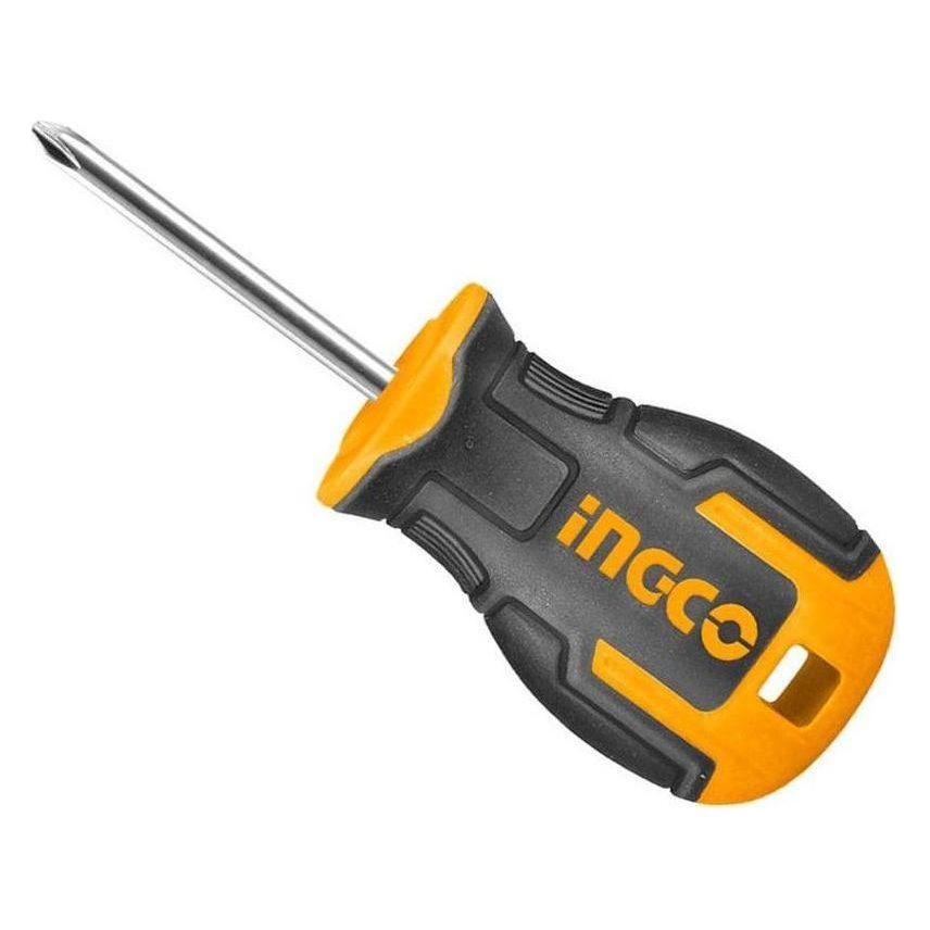 Ingco HS68PH2038 Philips Stubby Screwdriver (PH2) - KHM Megatools Corp. Main image