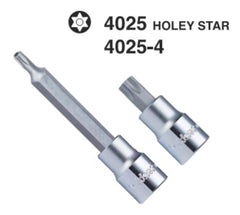 Hans 4025 -TH 1/2" Drive Torx Bit Holey Socket Wrench (Tamperproof) [Loose] - KHM Megatools Corp.