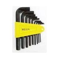 Megatools MHK09CRV 9pcs Hex Key Wrench Set - KHM Megatools Corp. Main image