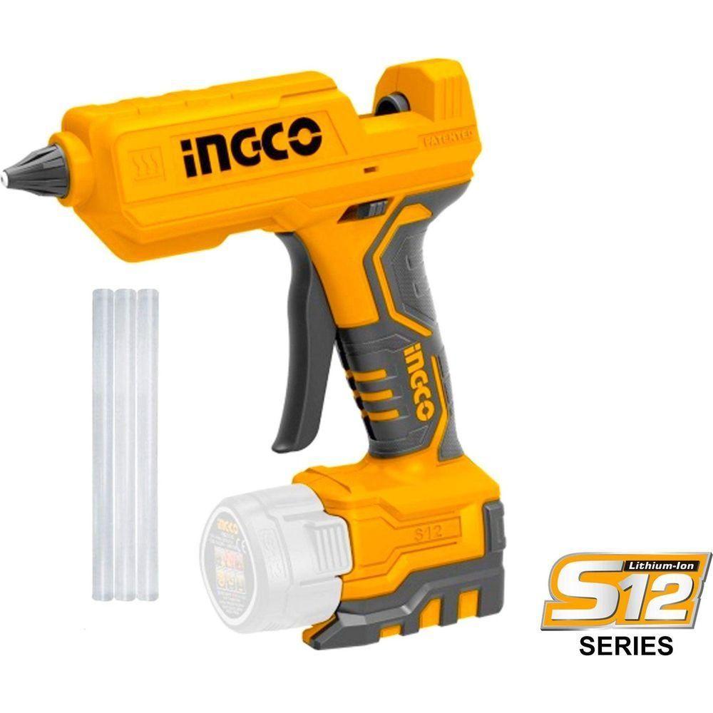 Ingco CGGLI1201 12V Cordless Li-Ion Glue Gun - KHM Megatools Corp. Main image
