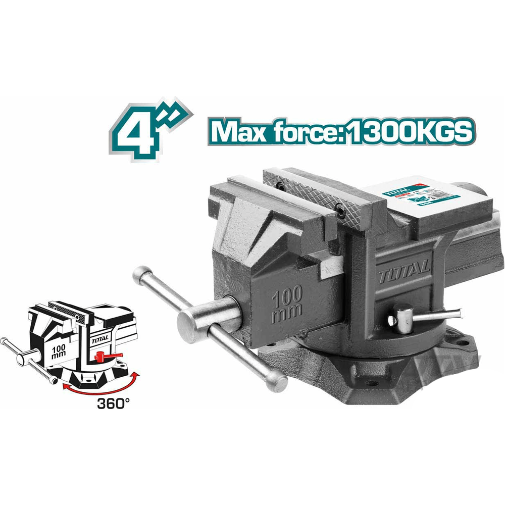 Total Swivel Bench Vise wtih Anvil | Total by KHM Megatools Corp. Main image