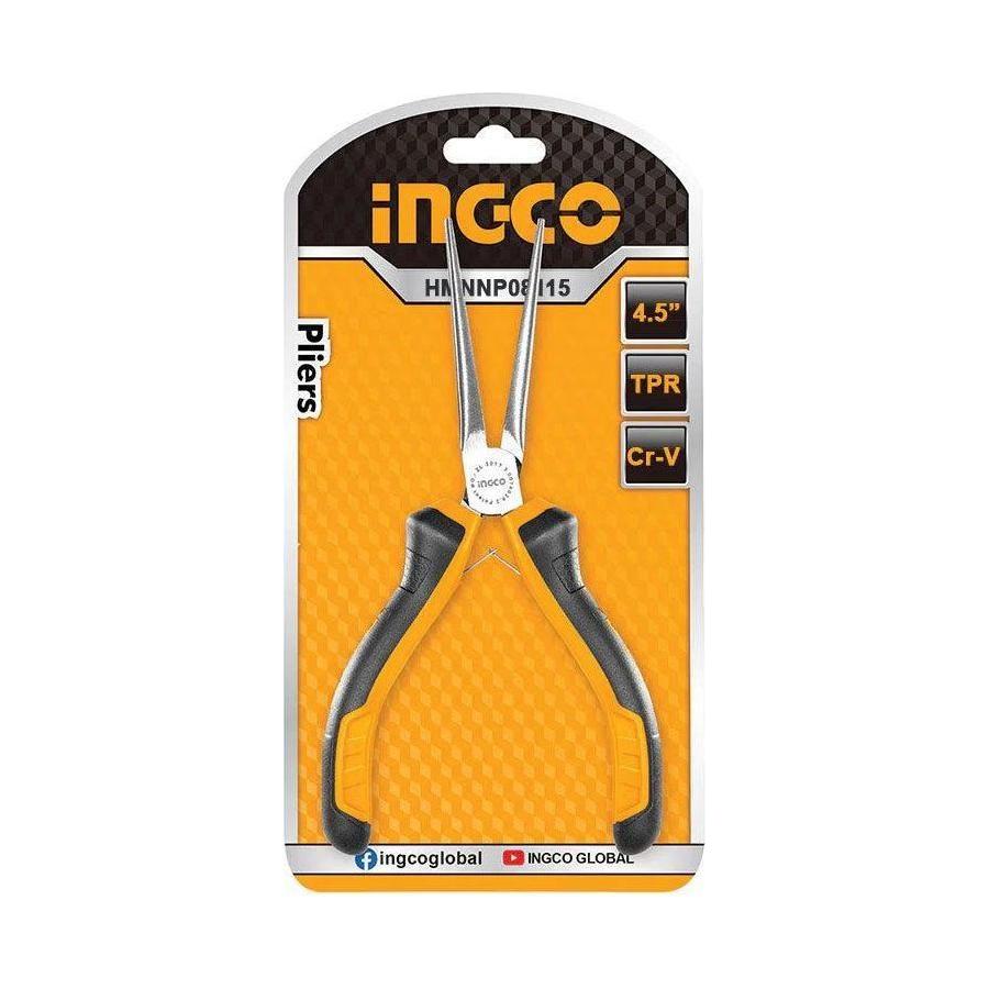 Ingco HMNNP08115 Mini Needle Nose Pliers 4.5" - KHM Megatools Corp. Main image