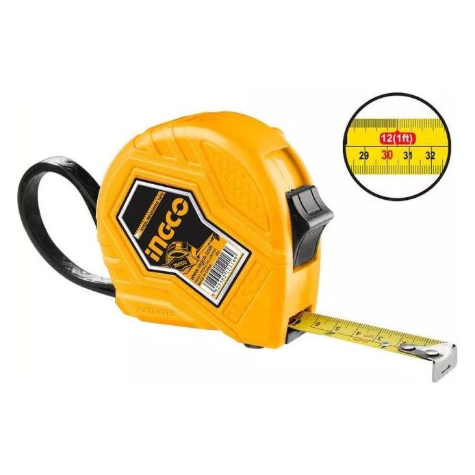 Ingco Steel Tape Measure (2 Stop Button) - KHM Megatools Corp.