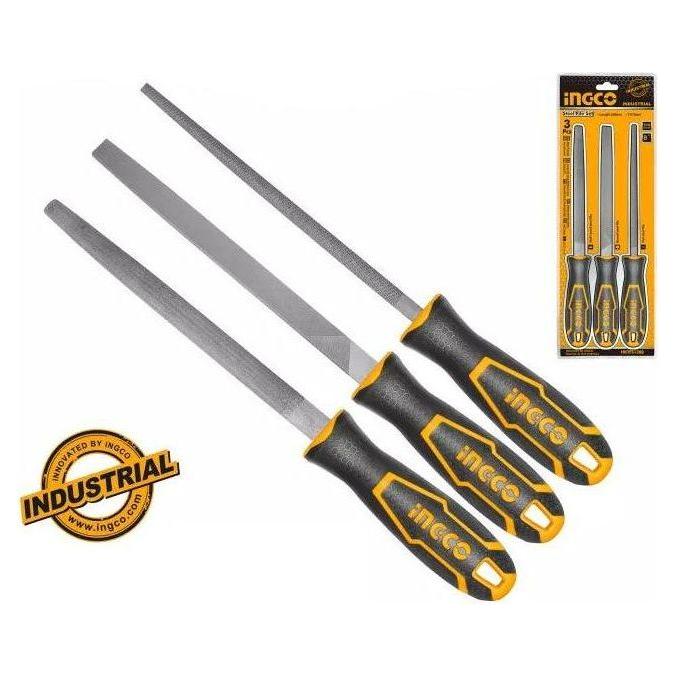 Ingco HKTFS1308 3pcs Steel File Bastard Set - KHM Megatools Corp. Main image