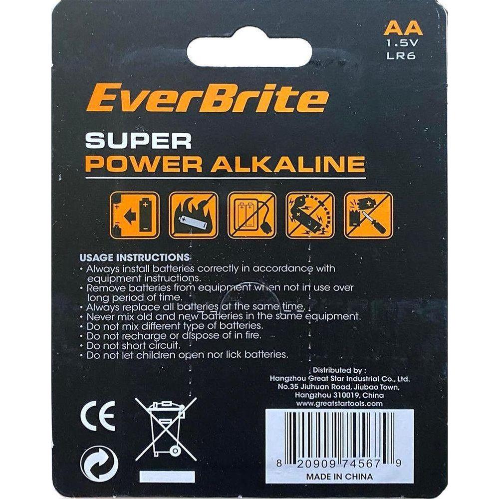 Everbrite Super Power Alkaline Batteries Secondary image