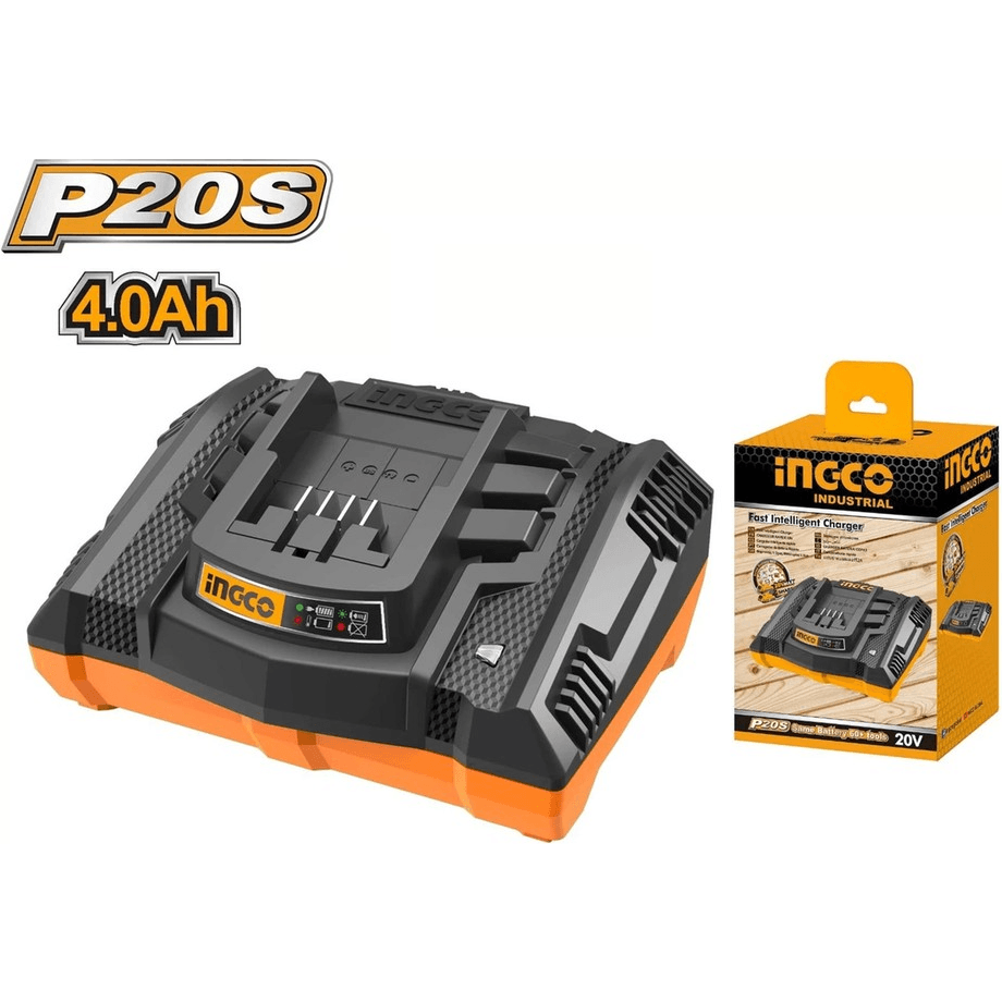 Ingco FCLI2003 20V Battery Charger 4A (P20S) - KHM Megatools Corp.