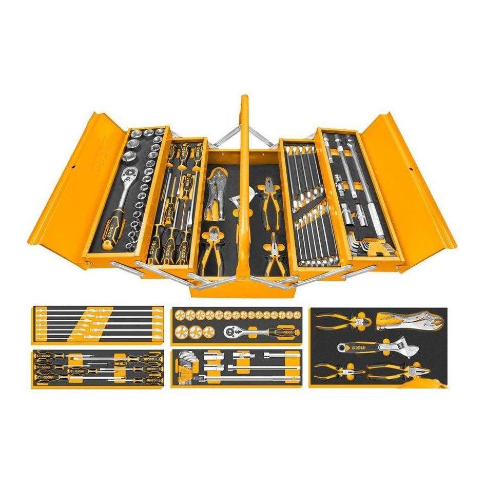 Ingco HTCS15591 Tool Chest / Metal Tool Box Set with 59pcs Hand Tools Set - KHM Megatools Corp. Main image
