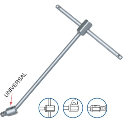 Hans Sliding Tee Extension Bar with Universal Joint | Hans by KHM Megatools Corp. Main image