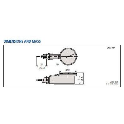 Mitutoyo Dial Test Indicator Universal Type, Series 513 | Mitutoyo by KHM Megatools Corp.