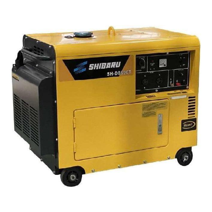 Shibaru SH-D8600T Diesel Silent Type Generator - KHM Megatools Corp. Main image