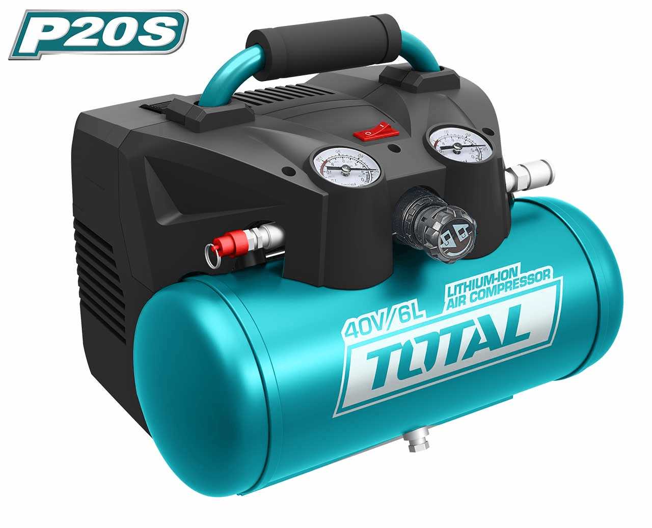 Total TACLI2003 40V (20x2) Cordless Air Compressor 135 psi (Bare) - KHM Megatools Corp.