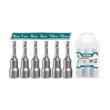Total TAC2765061 6pcs Magntic Nut Setter Set / Socket Bit Set | Total by KHM Megatools Corp. Main image